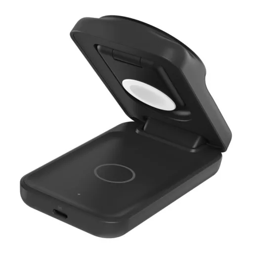 Belkin Qi2 Fitness tracker, Fejhallgató, Okostelefon, Okosóra Fekete USB Vezeték nélkül tölthető Gyorstöltés Beltéri