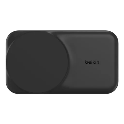 Belkin Qi2 Fitness tracker, Fejhallgató, Okostelefon, Okosóra Fekete USB Vezeték nélkül tölthető Gyorstöltés Beltéri