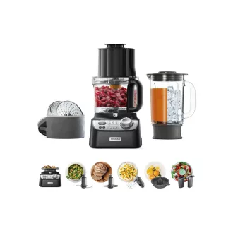   Kenwood FDM72.990BK darálógép 1000 W 3 L Fekete Beépített mérlegek