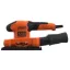 Black & Decker BEW220 Orbitális csiszoló 14000 RPM Fekete, Narancssárga