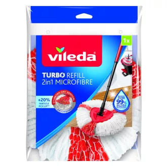 Vileda Turbo 2in1 Felmosófej Vörös, Fehér