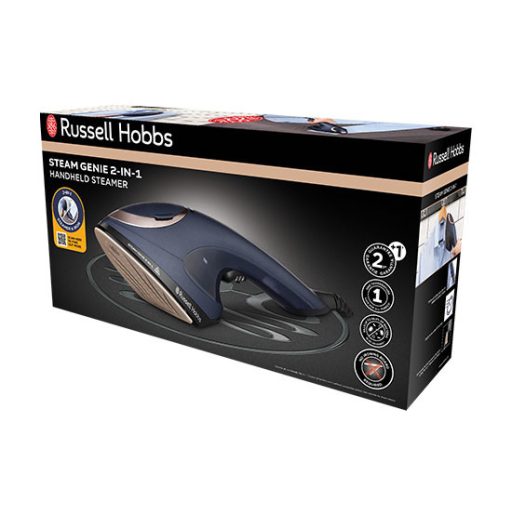 Russell Hobbs 28370-56 ruhagőzölő Kézi gőzölő (ruházathoz) 0,15 L 1700 W Kék, Arany