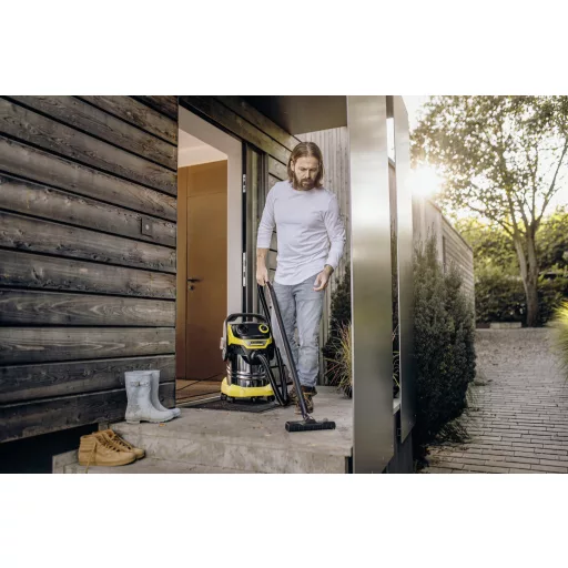 Kärcher WD 5 S V-25/5/22 Rozsdamentes acél, Fekete, Sárga 25 L 1100 W