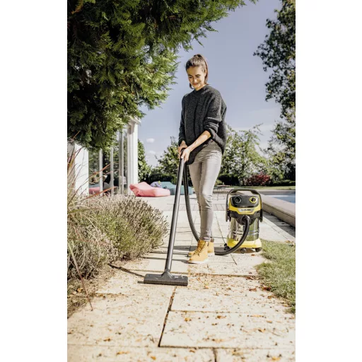 Kärcher WD 5 S V-25/5/22 Rozsdamentes acél, Fekete, Sárga 25 L 1100 W