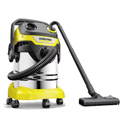 Kärcher WD 5 S V-25/5/22 Rozsdamentes acél, Fekete, Sárga 25 L 1100 W