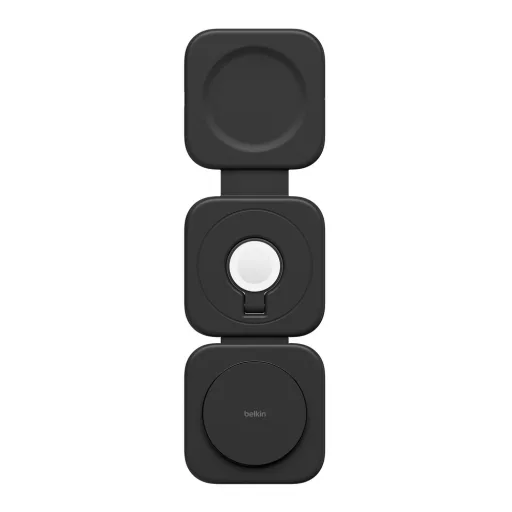 Belkin BoostCharge Pro Fejhallgató, Okostelefon, Okosóra Fekete USB Vezeték nélkül tölthető Gyorstöltés Beltéri