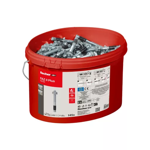 Fischer 568857 horgonycsavar és tipli 145 db 95 mm