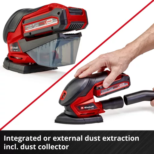 Einhell TE-OS 18/150 Li Solo Multi csiszoló 12000 RPM 24000 OPM Fekete, Vörös