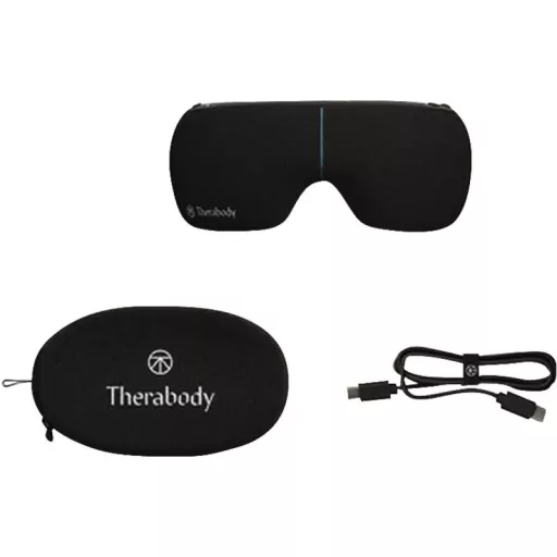 Therabody Smart Goggles 2.0 masszírozó Arc Fekete