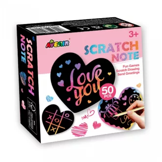 Scratch pads - Heart-shaped notes