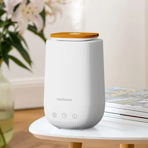 Medisana AD 650 aroma diffúzor Tank Fehér, Fa