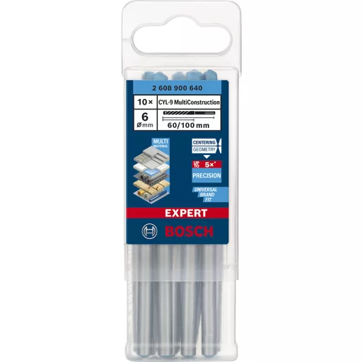 Bosch Expert CYL-9 Kőműves fúrószál 10 db