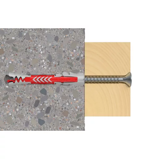Fischer 535464 horgonycsavar és tipli 50 db Csavar és tipli készlet 40 mm