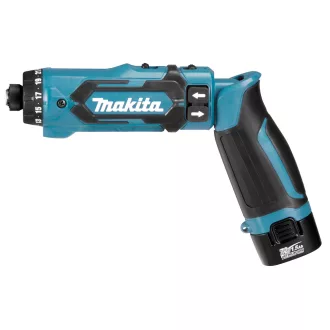   Makita DF012DSE motoros csavarhúzó és ütvecsavarozó 650, 200 Fekete, Kék
