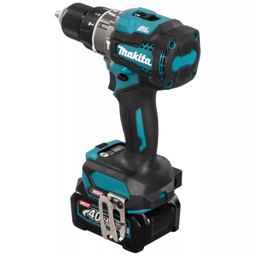 Makita HP001GD201 fúrógép 2600 RPM Kulcsnélküli 2,7 kg Fekete, Türkizkék