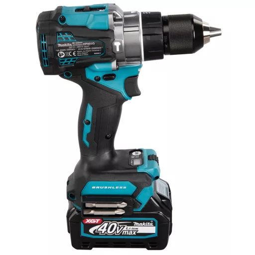 Makita HP001GD201 fúrógép 2600 RPM Kulcsnélküli 2,7 kg Fekete, Türkizkék
