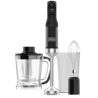   Black & Decker BXHBA1501E Merülő mixer 1500 W Fekete, Átlátszó