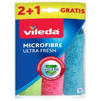   Vileda 4023103217409 törlőkendő Mikroszál Többszínű 3 db