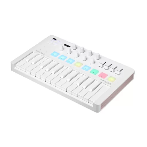 Arturia Minilab 3 MIDI billentyűzet 25 kulcsok USB Fehér