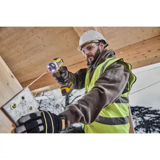 DeWALT DCF860NT-XJ motoros csavarhúzó és ütvecsavarozó 3800 RPM Fekete, Sárga