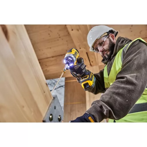 DeWALT DCF860NT-XJ motoros csavarhúzó és ütvecsavarozó 3800 RPM Fekete, Sárga