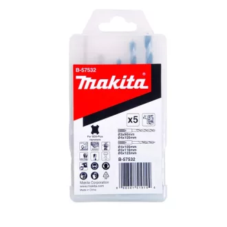 Makita B-57532 fúrószár Fúró készlet 5 db