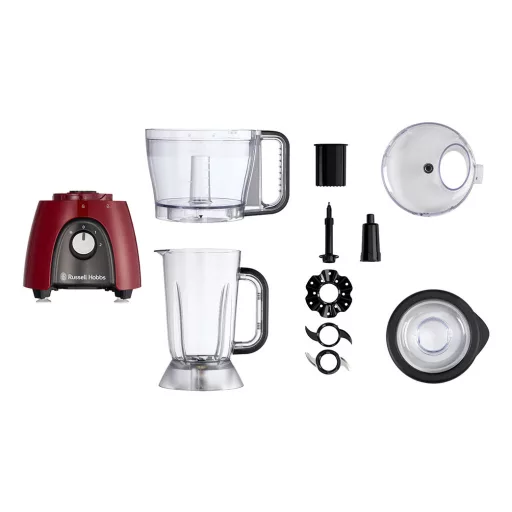 Russell Hobbs 27110-56 darálógép 600 W 2,3 L Fekete, Vörös, Átlátszó