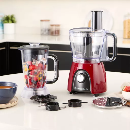 Russell Hobbs 27110-56 darálógép 600 W 2,3 L Fekete, Vörös, Átlátszó