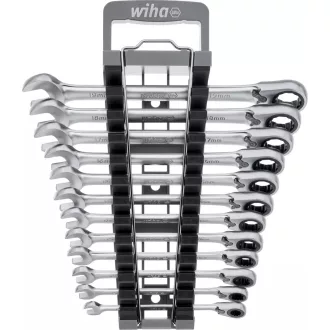   Ringratschen-Gabelschlüssel-Set, 12-teilig, umschaltbar (SW 8 - 19mm)