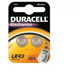 Duracell LR43 Egyszer használatos elem SR43 Lúgos