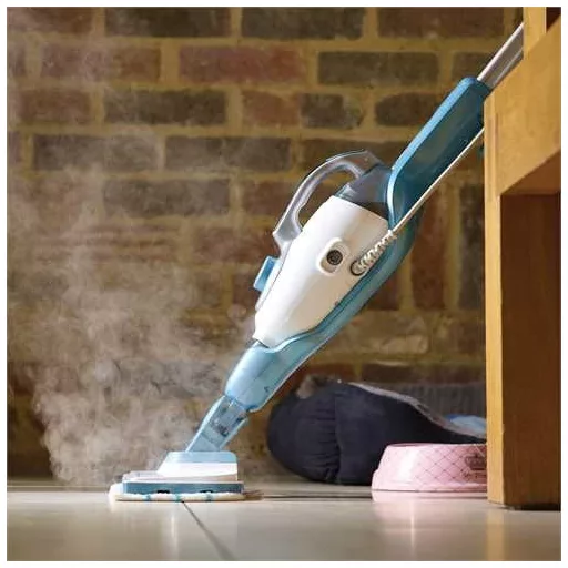 Black & Decker 9IN1 Steam-mop Gőzölős felmosó 0,5 L 1300 W Türkizkék, Fehér