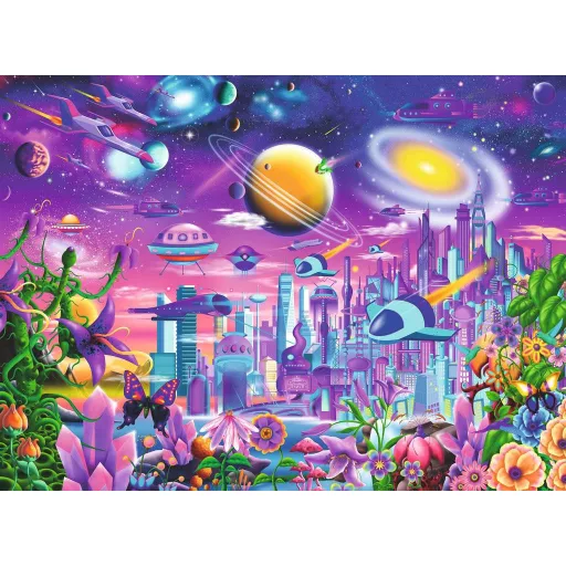Ravensburger Cosmic City Kirakós játék 200 db Fantasy