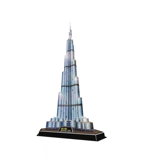 CubicFun Burj Khalifa LED 3D-s kirakó 136 db Épületek