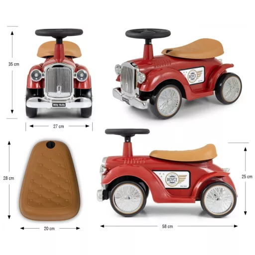Ride-On Vehicle Royce burgundy