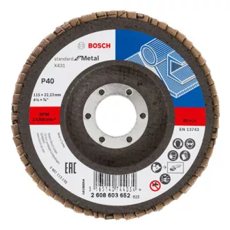 Bosch 2 608 603 657 sarokcsiszoló tartozék Csiszolólemez