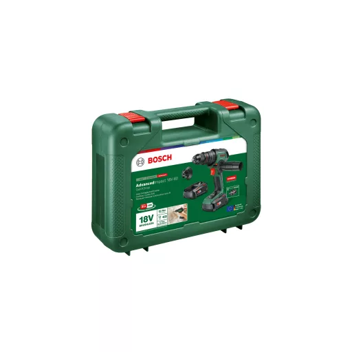 Bosch AdvancedImpact 18V-80 QuickSnap 1950 RPM Kulcsnélküli 890 g Fekete, Zöld