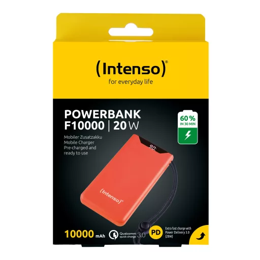 Intenso 7332038 külső akkumulátor Lítium-polimer (LiPo) 10000 mAh Narancssárga