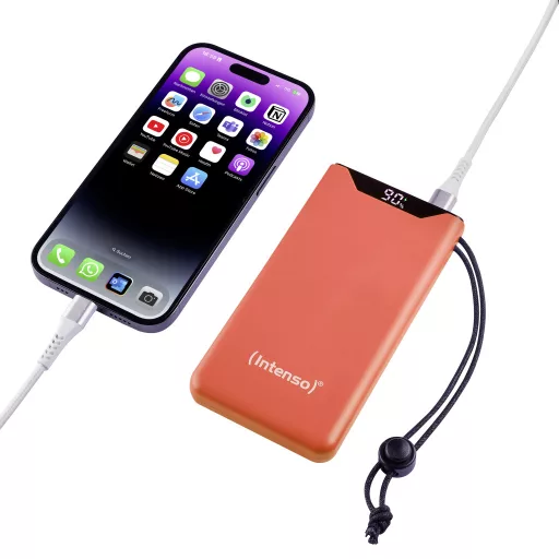 Intenso 7332038 külső akkumulátor Lítium-polimer (LiPo) 10000 mAh Narancssárga