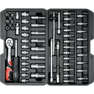 Yato YT-14501 dugókulcs Csőkulcs készlet 56 db
