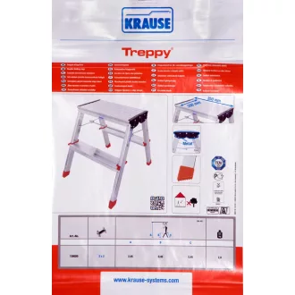 Krause Folding Step Treppy silver