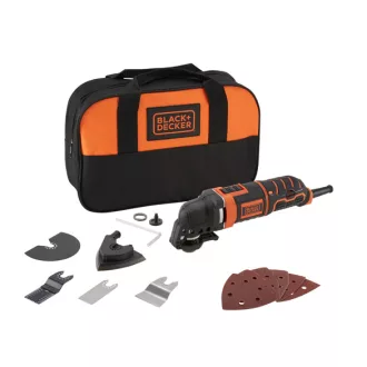   Black & Decker MT300SA2 multifunkciós rezgőszerszám Fekete, Narancssárga
