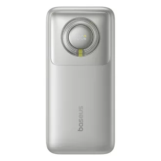   Baseus Free2Pull gyorstöltő powerbank 10000 mAh, 30W, beépített USB Type-C kábel, szürke