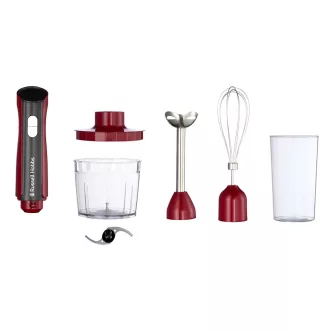   Russell Hobbs 27140-56 turmixgép 1 L Hordozható turmixgép 500 W Fekete, Vörös, Átlátszó