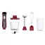 Russell Hobbs 27140-56 turmixgép 1 L Hordozható turmixgép 500 W Fekete, Vörös, Átlátszó