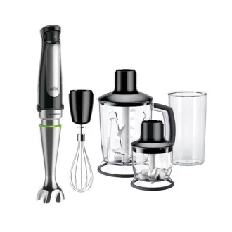   Braun MultiQuick 7 MQ 7045X 1,25 L Merülő mixer 1000 W Fekete, Rozsdamentes acél