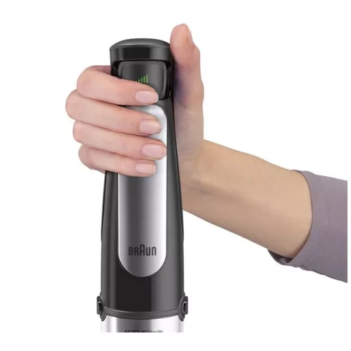 Braun MultiQuick 7 MQ 7045X 1,25 L Merülő mixer 1000 W Fekete, Rozsdamentes acél