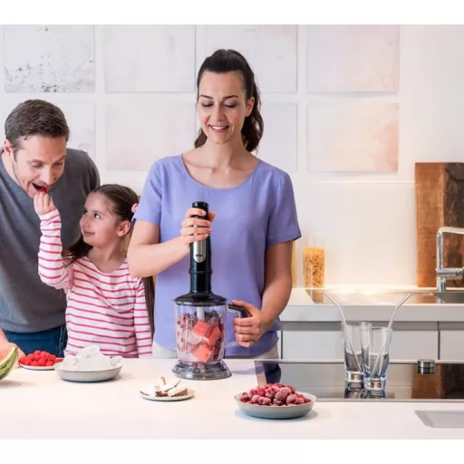 Braun MultiQuick 7 MQ 7045X 1,25 L Merülő mixer 1000 W Fekete, Rozsdamentes acél