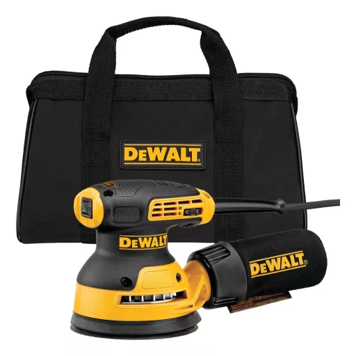 DeWALT DWE6423-QS hordozható csiszoló Orbitális csiszoló 12000 OPM Fekete, Sárga 280 W
