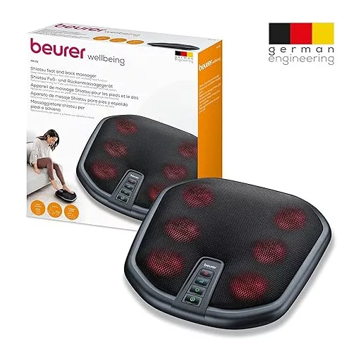 FM 70 Shiatsu Fuß- und Rückenmassagegerät (schwarz)