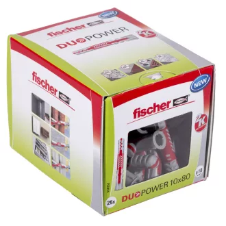 Fischer DUOPOWER 10 x 80 25 db 80 mm